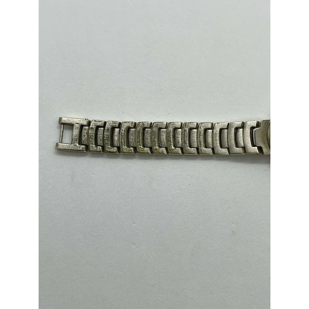 Anne Klein 10/3050-1 Women's Watch Link Bracelet Roman Numerals 2 Tone Date